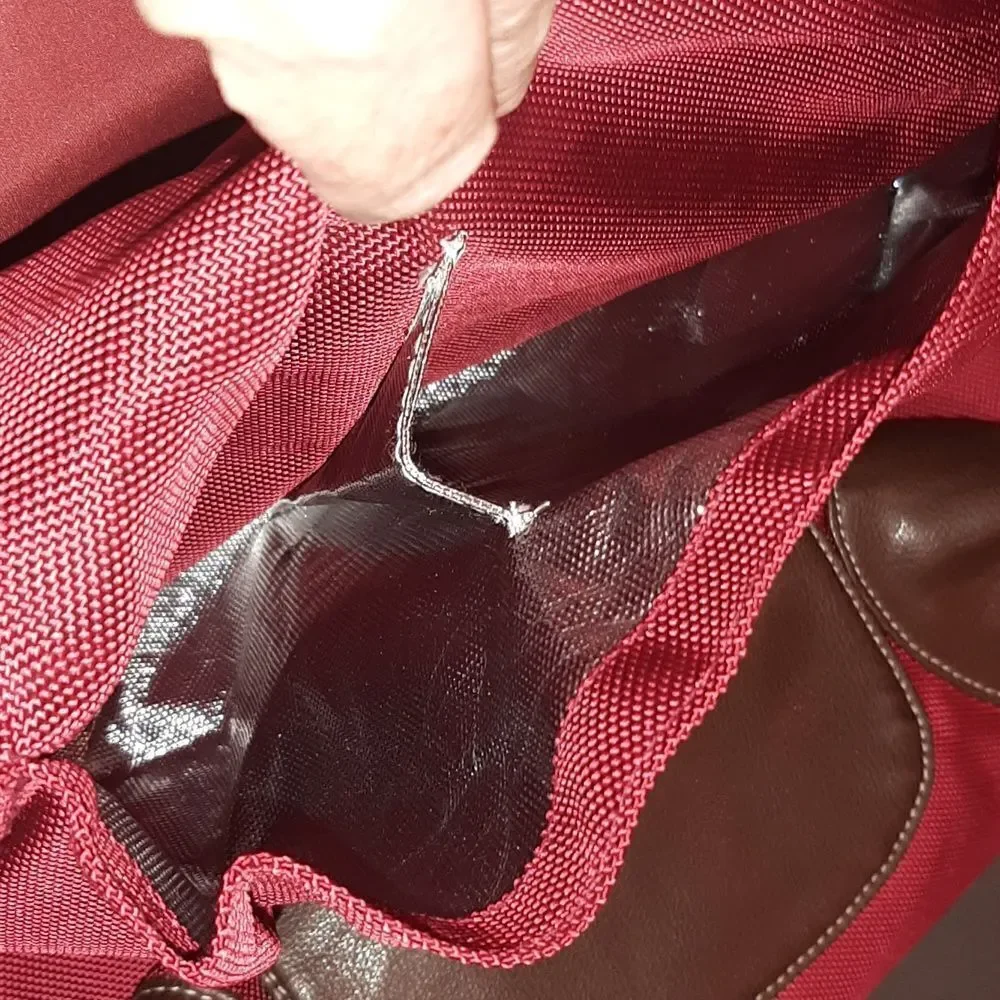 Korbie Red Diaper Bag